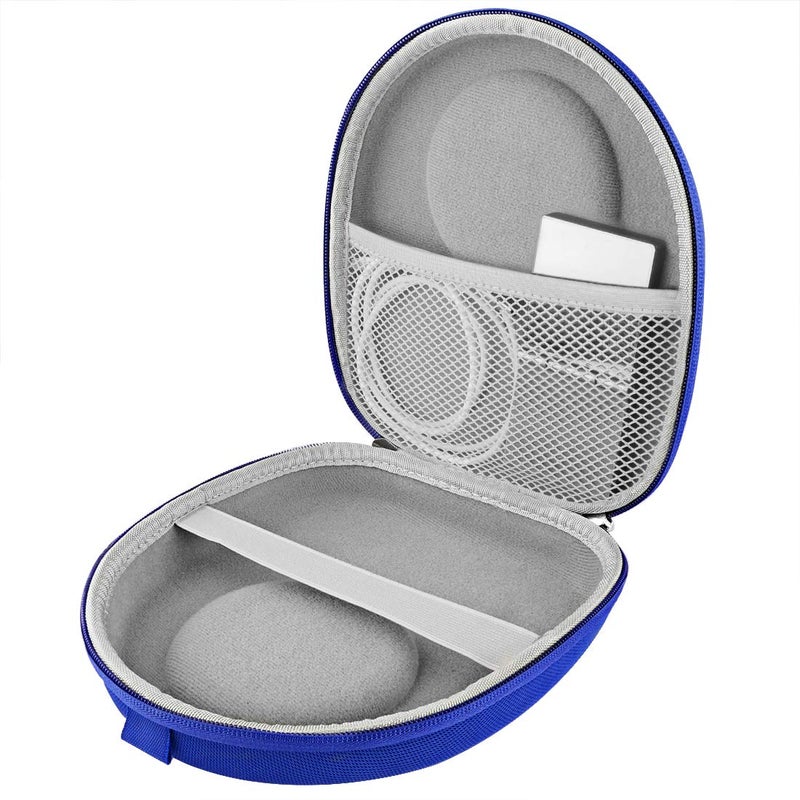 Linkidea Headphones Carrying Case Compatible with JBL Tune 600 BTNC, Tune 570BT, Tune 560BT, Tune 520 BT Case, Protective Hard Shell Travel Bag with Cable, Charger Storage (Blue) - Image 2